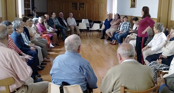 Voluntariado geriátrico franciscano de Pamplona