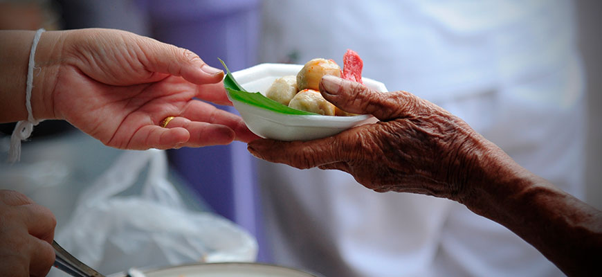 Reparto de alimentos