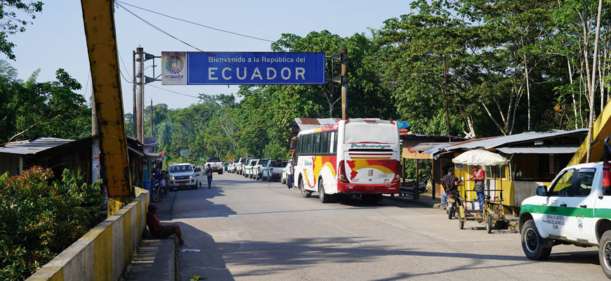 Desde el Río Napo. Migrantes