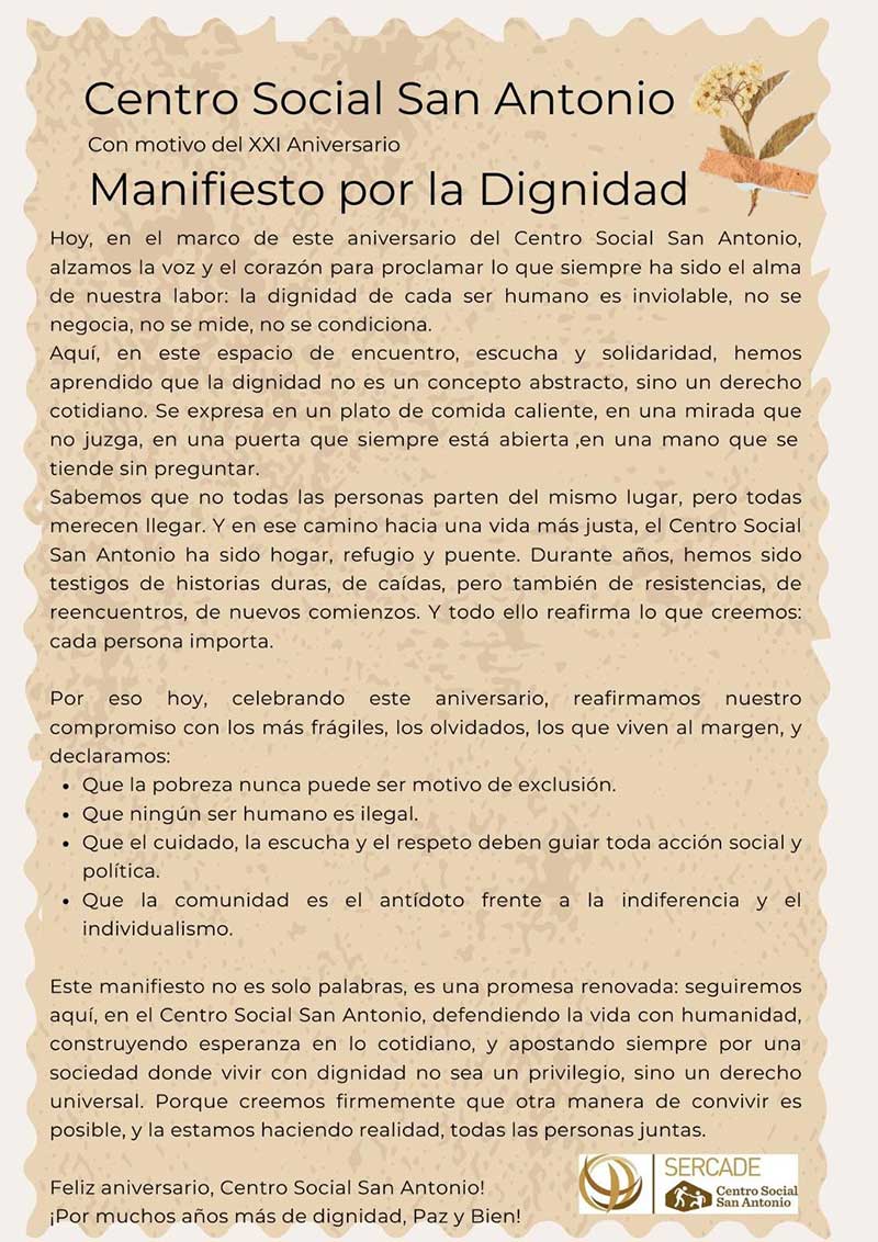 Manifiesto por la Dignidad